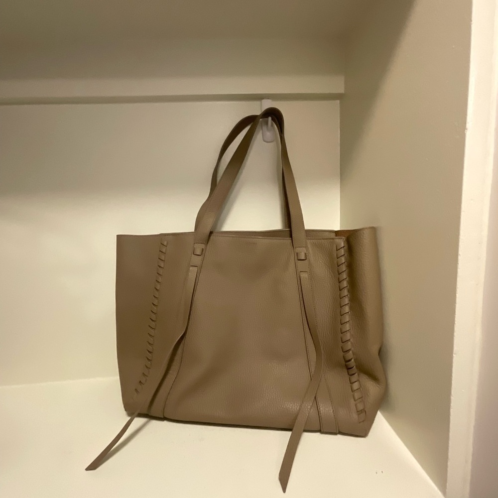 All Saints leather tote/shoulder bag